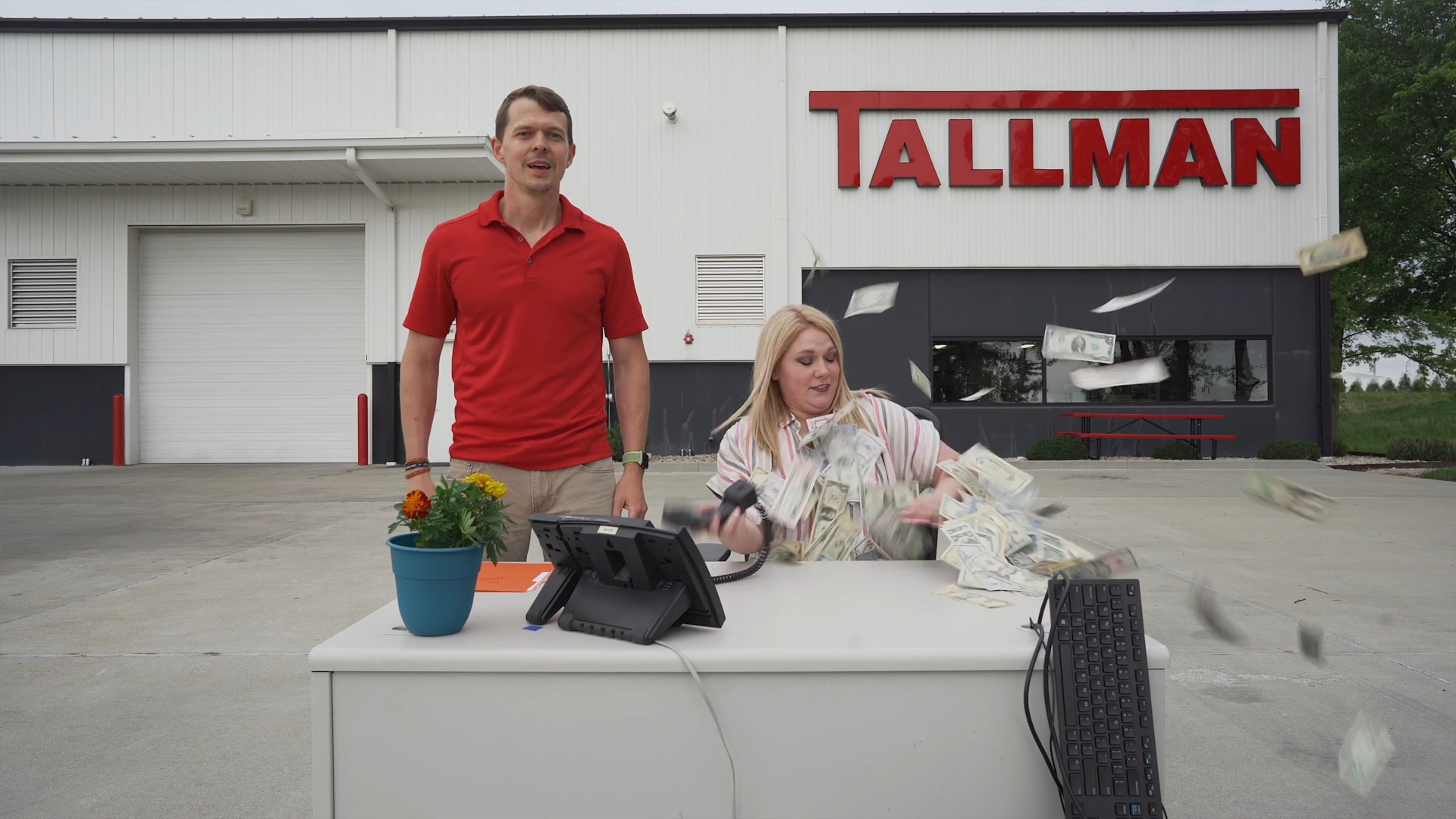 Screenshot from Tallman equipment Co. promotional video.